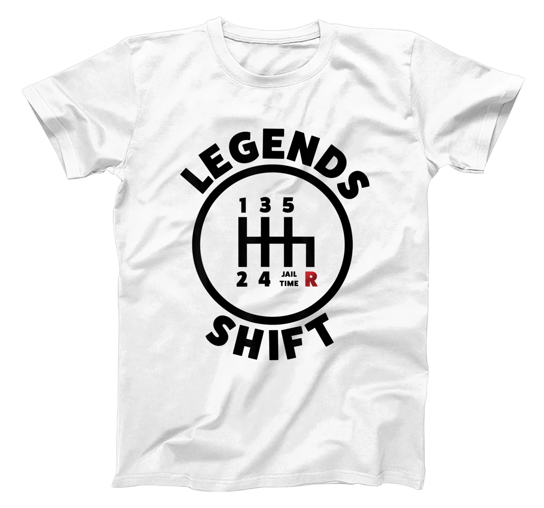 Personalized Muscle Car Legends Shift Design T-Shirt, Women T-Shirt