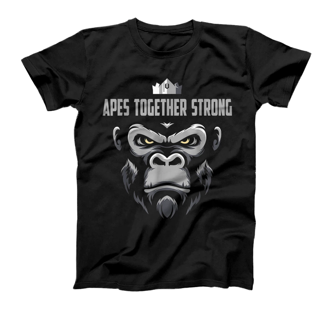 Personalized AMC GME Apes Together Strong King Ferocious Monkey T-Shirt, Women T-Shirt