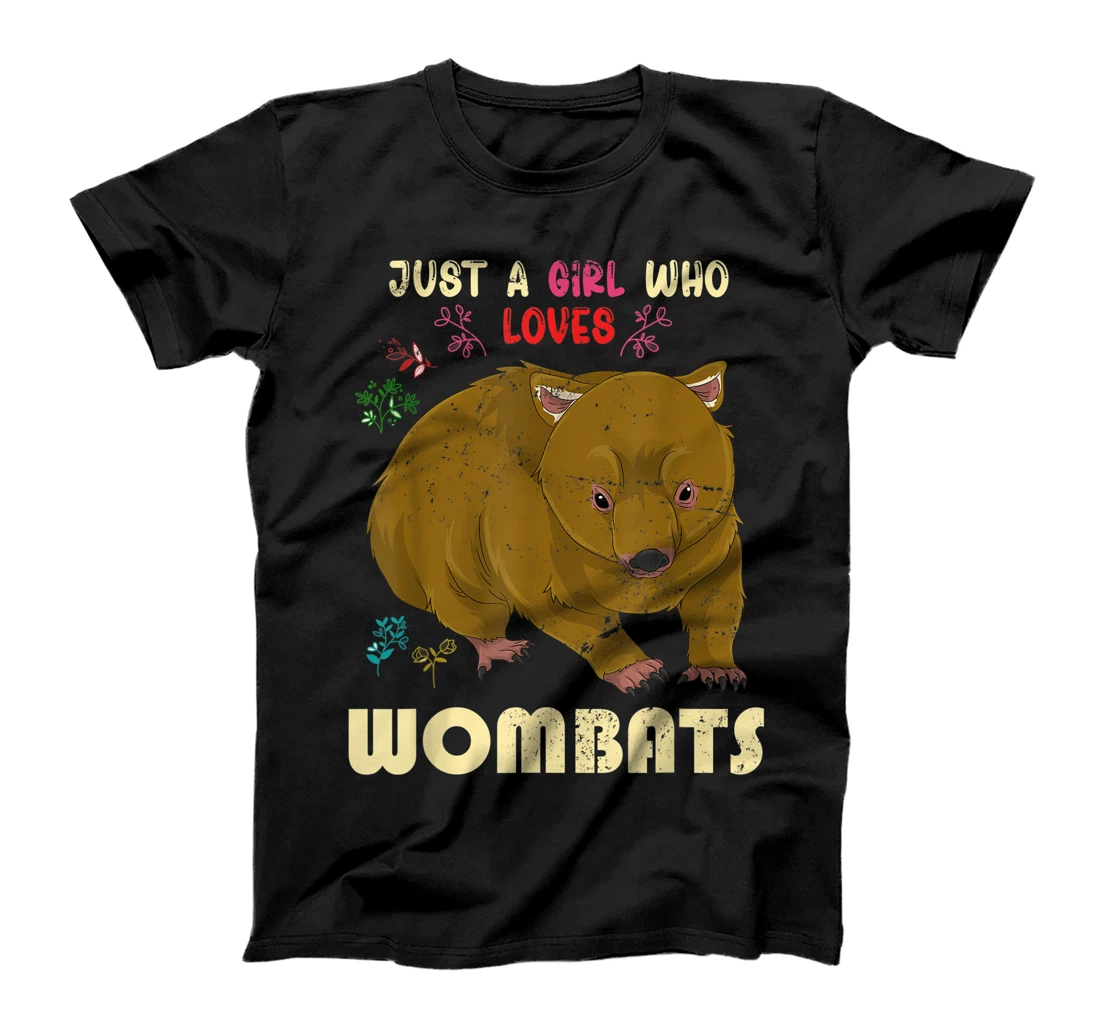 Personalized Aussie Animal Lover Women Girls Australia Cute Wombat T-Shirt, Kid T-Shirt and Women T-Shirt