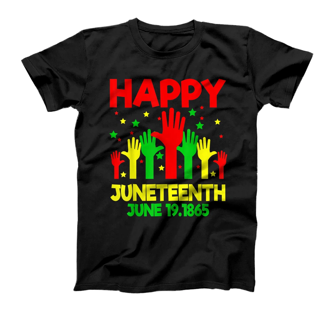 Personalized Happy Juneteenth Day Freedom Gift T-Shirt, Kid T-Shirt and Women T-Shirt