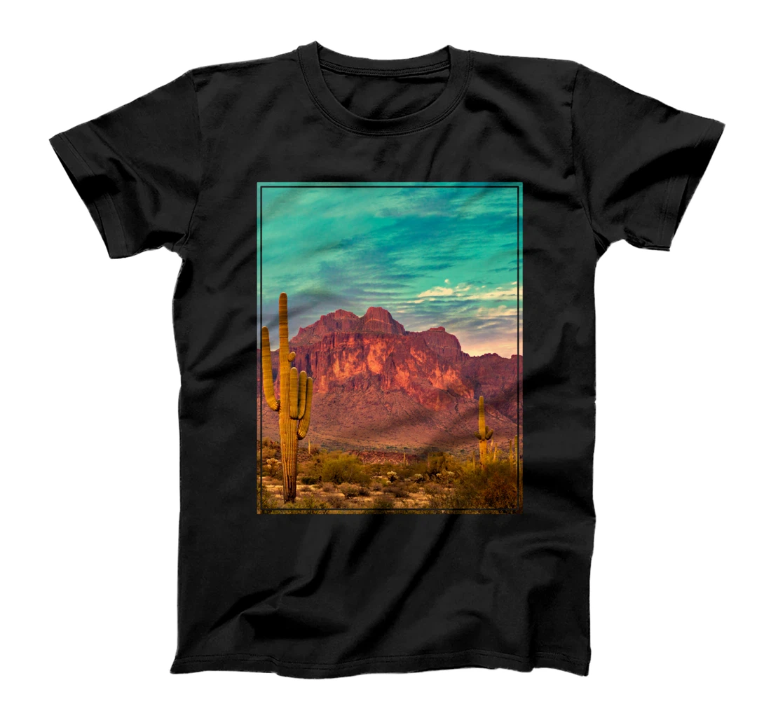 Personalized Desert Color Gradient Poster T-Shirt