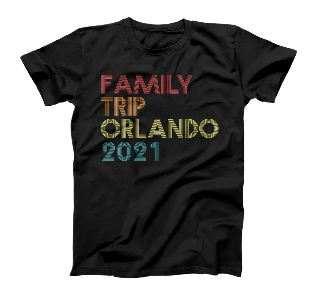Personalized Womens Family Trip 2021 Orlando Florida Vacation Matching Vintage T-Shirt, Women T-Shirt