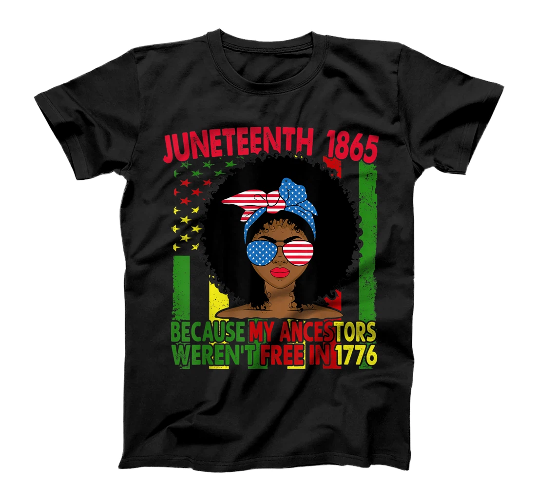 Personalized Juneteenth Freedom Day Black African American June 19th 1865 T-Shirt, Women T-Shirt