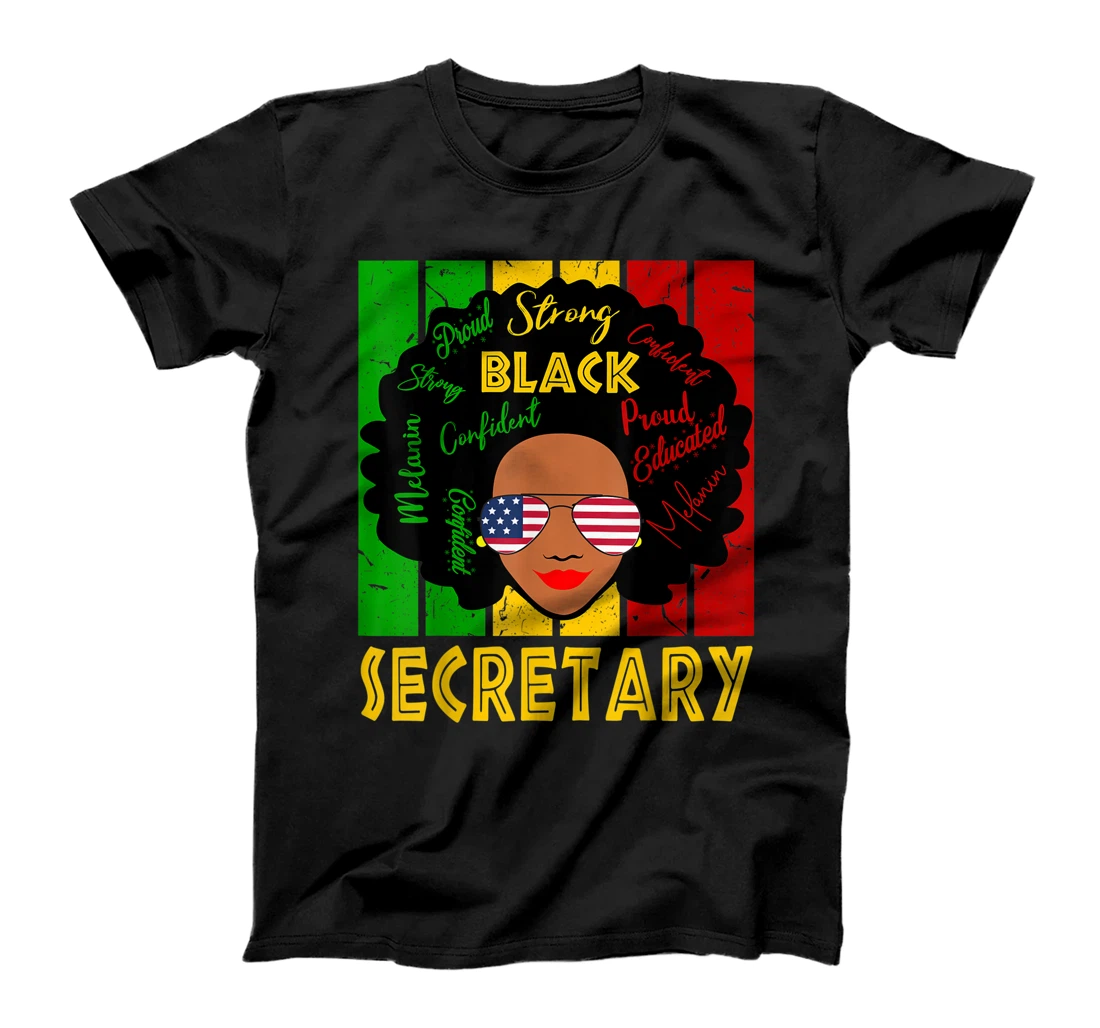 Personalized Secretary Juneteenth Is My Independence Day Women/Men T-Shirt, Women T-Shirt