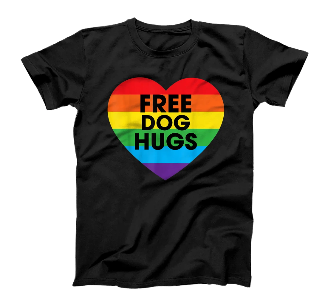 Personalized free dog hugs LGBT T-Shirt, Women T-Shirt
