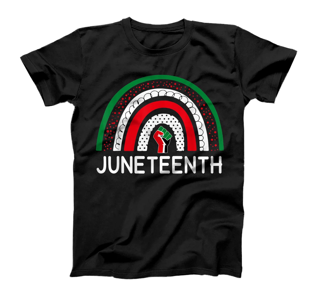 Personalized Juneteenth Rainbow Melanin Ancestor Black History African T-Shirt, Kid T-Shirt and Women T-Shirt