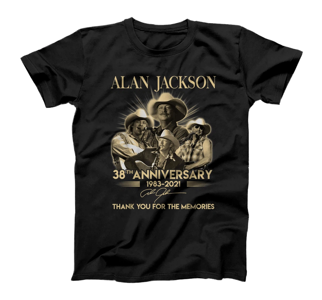 Personalized 38th Anniversary Alan Art Jackson Limited Design T-Shirt, Women T-Shirt
