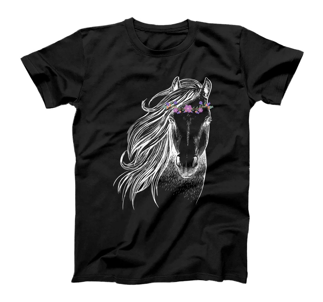 Personalized Horse Bandana For Horseback Riding Horse Lover T-Shirt, Women T-Shirt