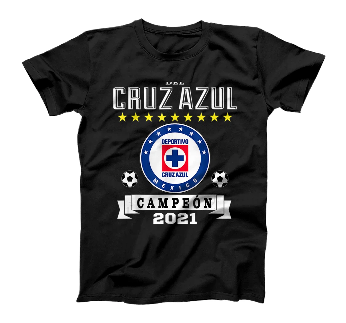 Personalized CruzAzul Campeon 2021 Futbol Mexicano La Maquina Celeste T-Shirt, Women T-Shirt