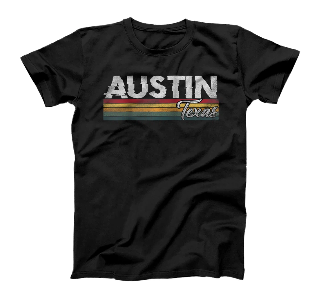 Austin Texas Funny TX Family Vacation Lover Retro Vintage T-Shirt, Women T-Shirt