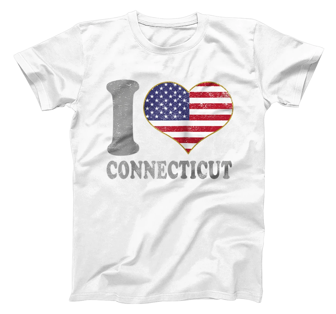 State Of Connecticut 4th Of July Pride Patriotic American T-Shirt, Women T-Shirt