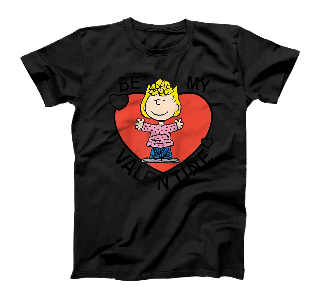 Peanuts Valentine Sally Heart T-Shirt, Women T-Shirt