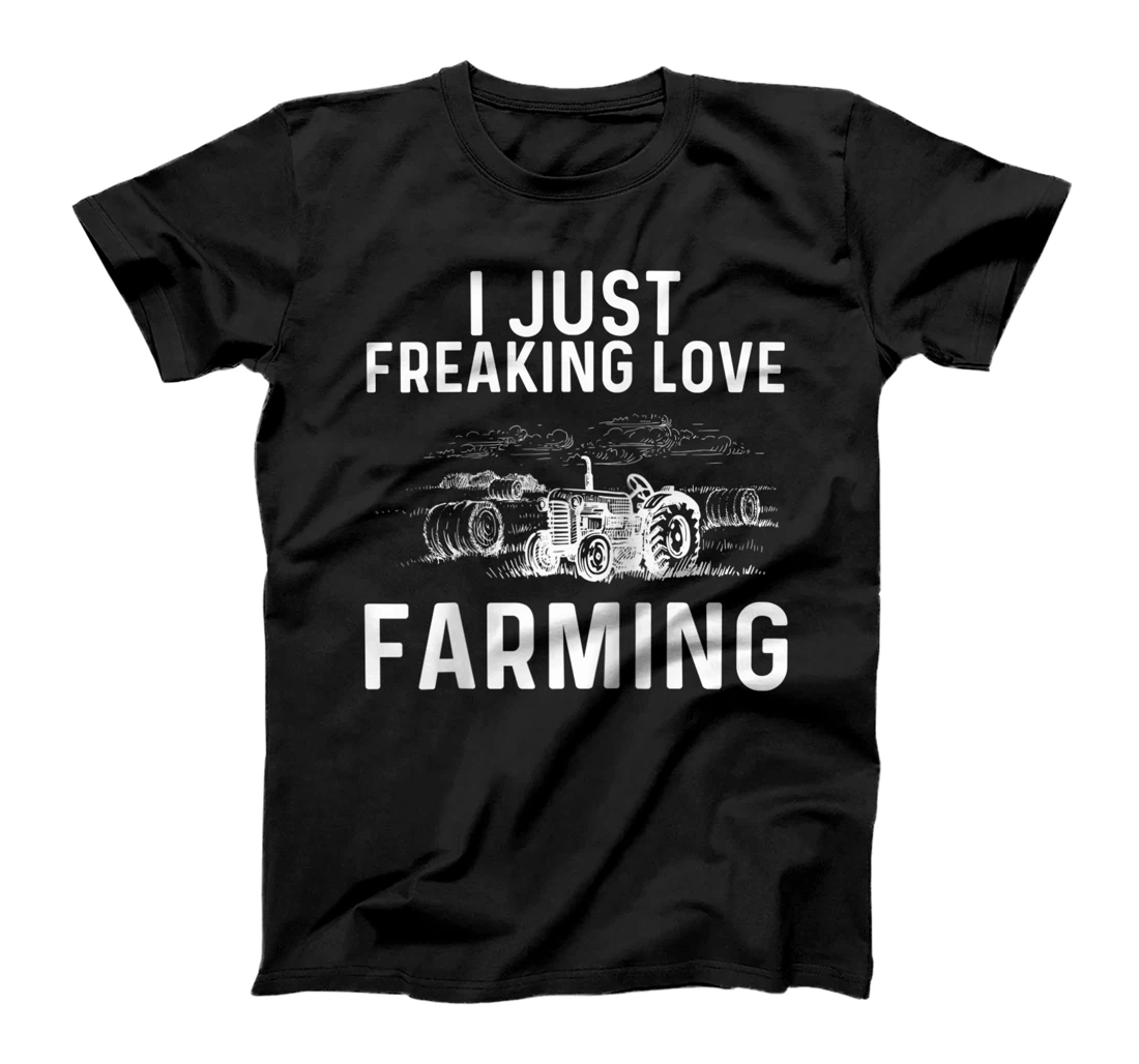 Funny Farm Gift For Men Women Farmer Tractor Land Farming T-Shirt, Women T-Shirt