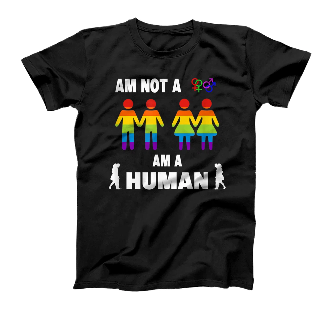Personalized HUMAN LGBT Flag Gay Pride Month Transgender Rainbow Lesbian T-Shirt, Kid T-Shirt and Women T-Shirt