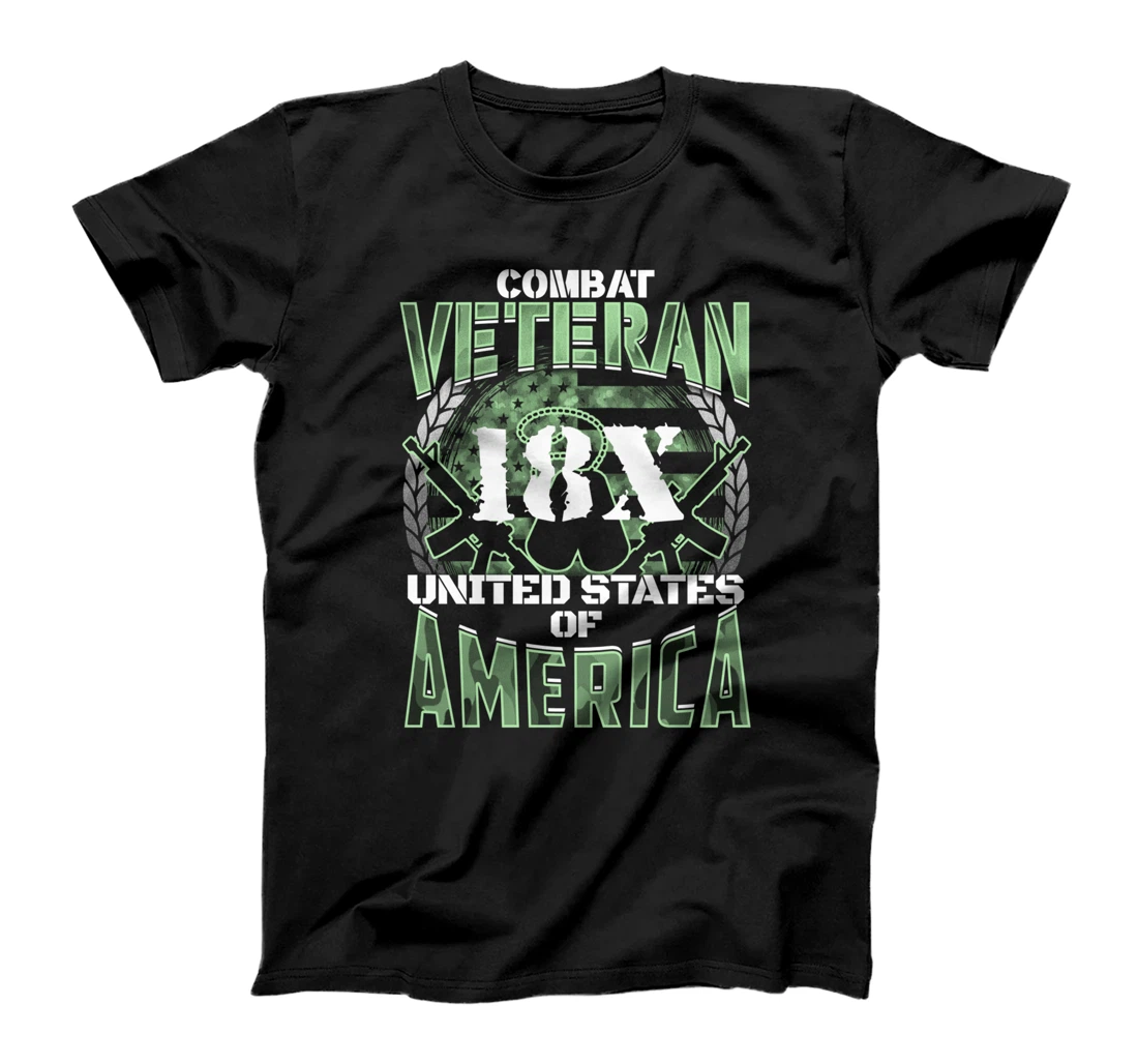 Personalized 18X MOS United States Combat Veteran T-Shirt