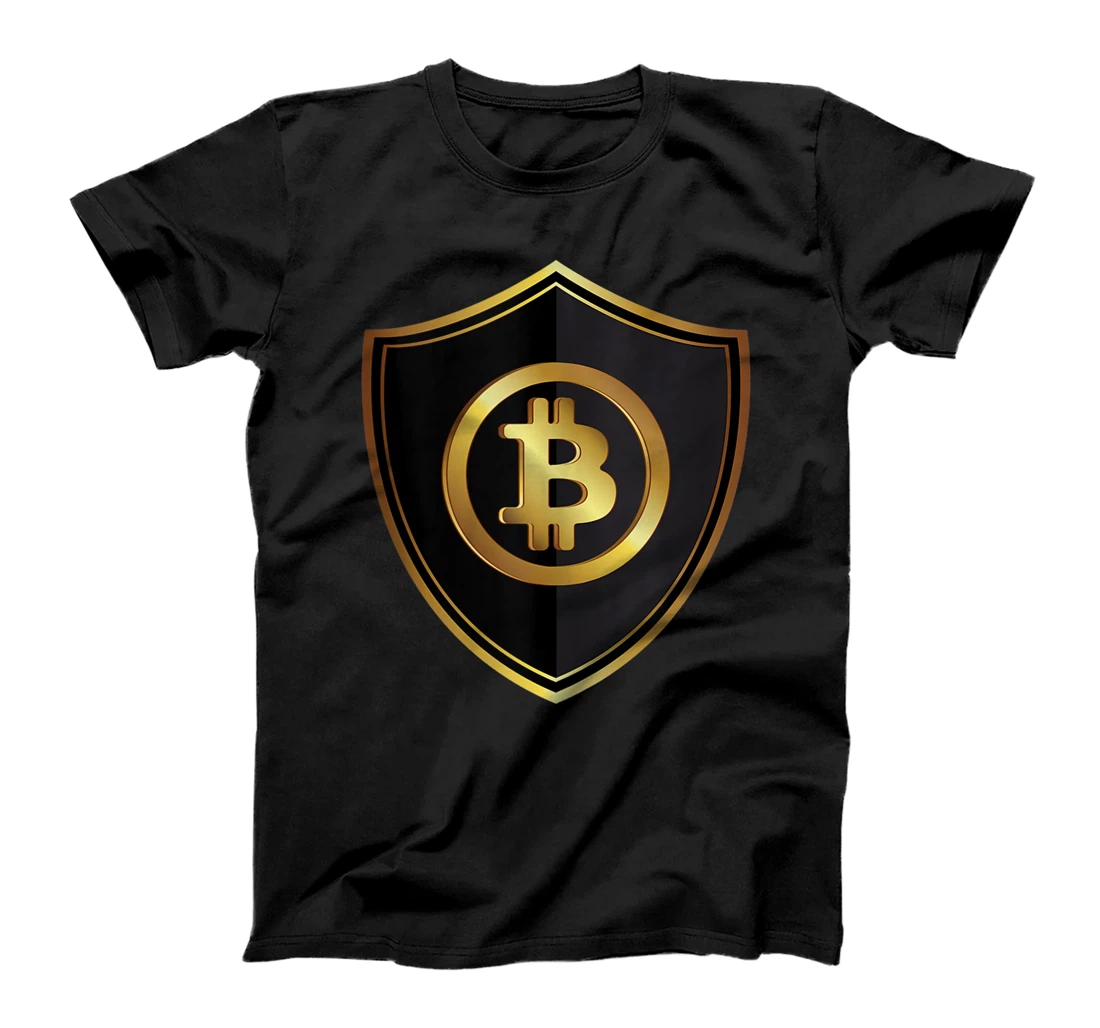 Bitcoin Shirt Crypto Shirts Bitcoin Gift BTC Shield Crypto T-Shirt, Women T-Shirt