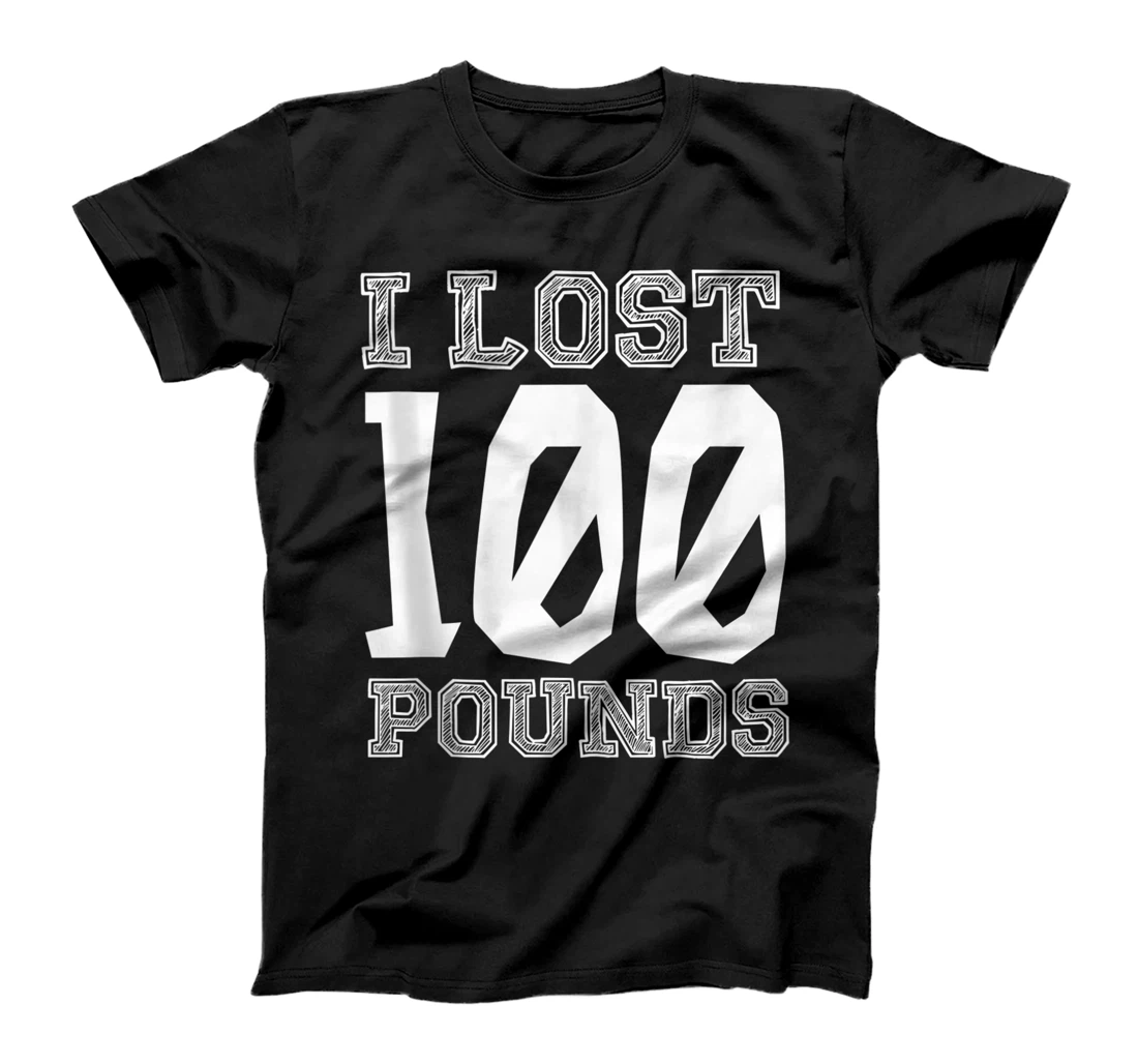 I Lost 100 Pounds - Proud Weightloss Announcement - Losing T-Shirt, Women T-Shirt