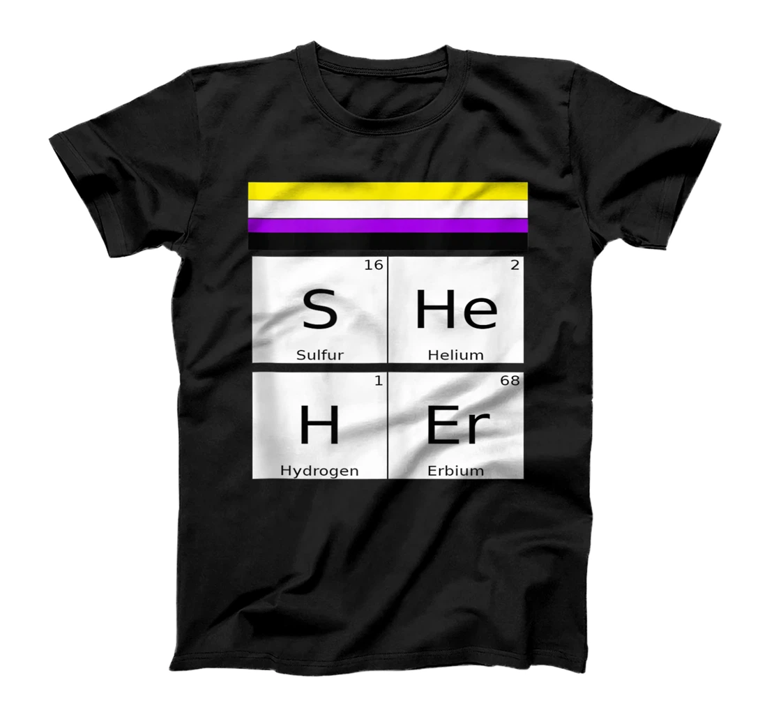 Non-Binary SHE/HER Gender Pronouns Preference Identity T-Shirt, Women T-Shirt