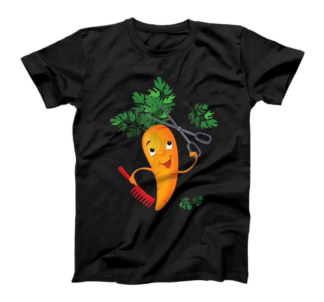 Personalized Carrot Cutting His Hair T-Shirt, Kid T-Shirt and Women T-Shirt