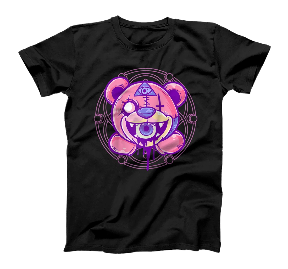 Kawaii Pastel Goth Teddy T-Shirt, Women T-Shirt