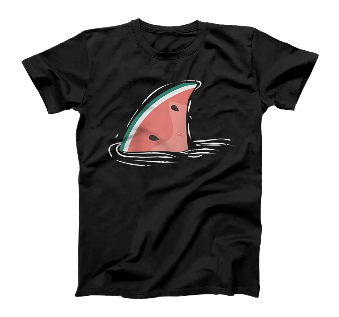 Watermelon Shark Melon Summer Fruit Lovers Funny T-Shirt, Women T-Shirt