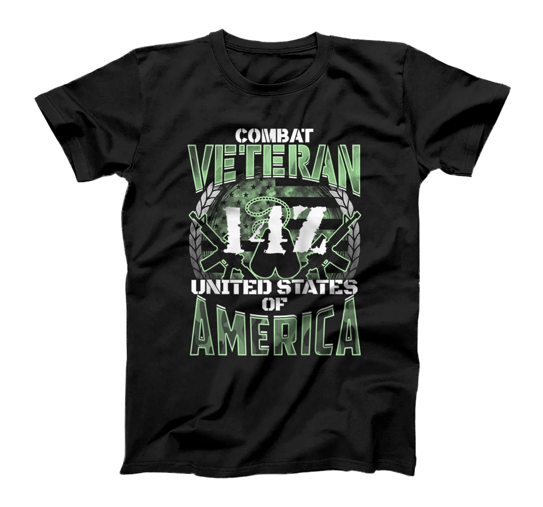 14Z MOS United States Combat Veteran T-Shirt, Women T-Shirt