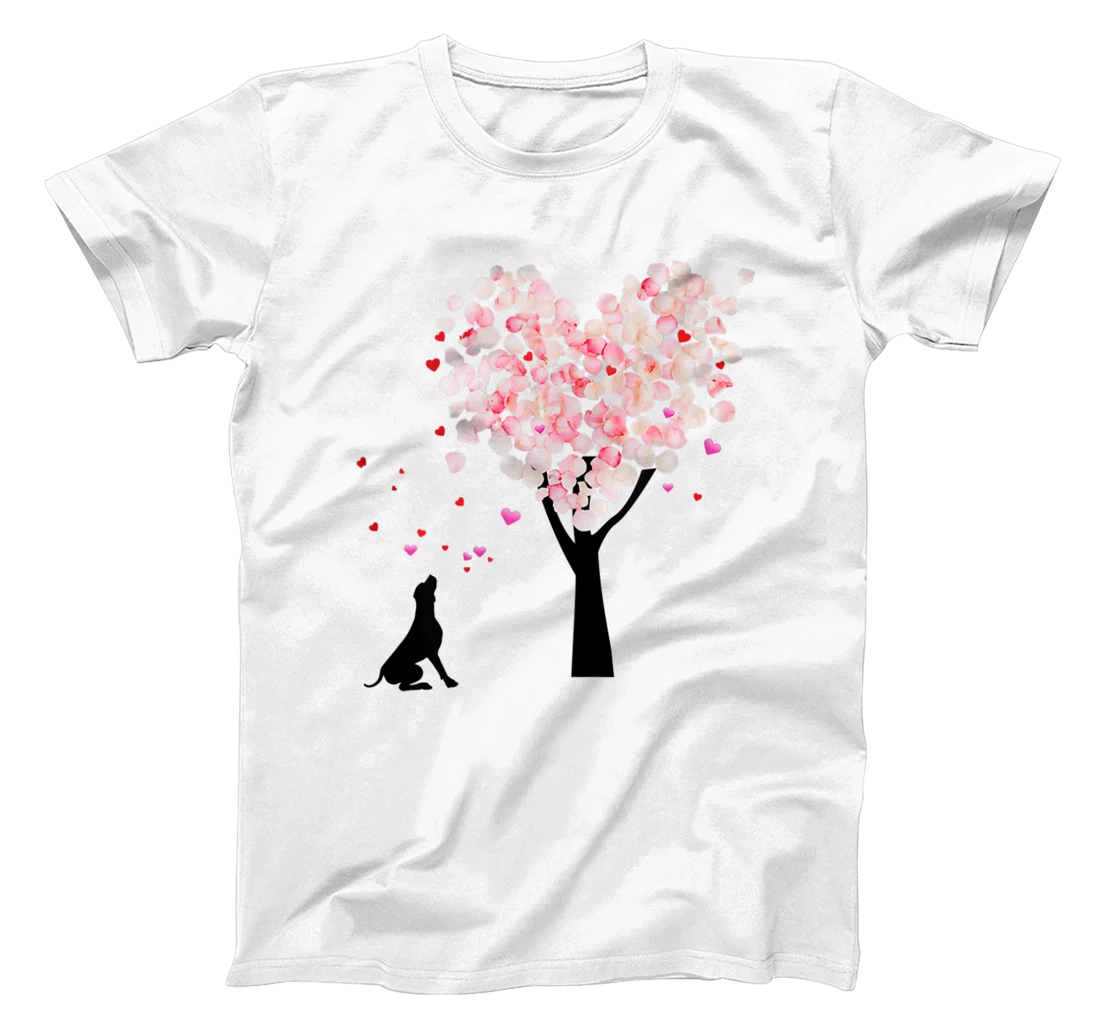 Hidden Life of Trees for Dog Lovers Flower Power Love T-Shirt, Women T-Shirt