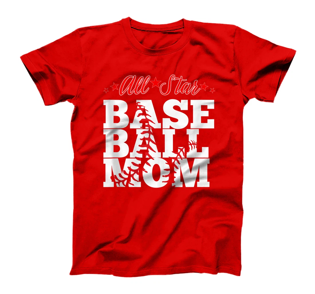 All Star Baseball Mom T-Shirt