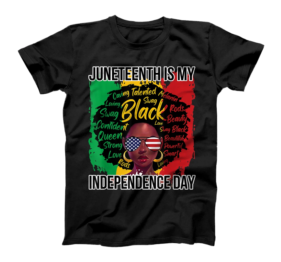 Juneteenth is My Independence Day Black History 4th of July T-Shirt, Women T-Shirt