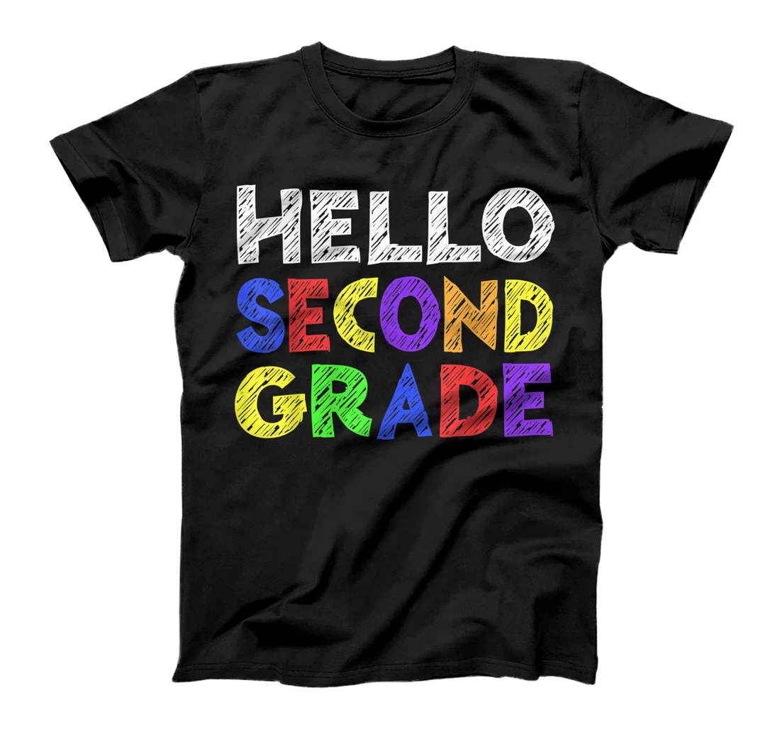 Hello Second Grade Tees 2nd Grade Back To School T-Shirt, Kid T-Shirt and Women T-Shirt