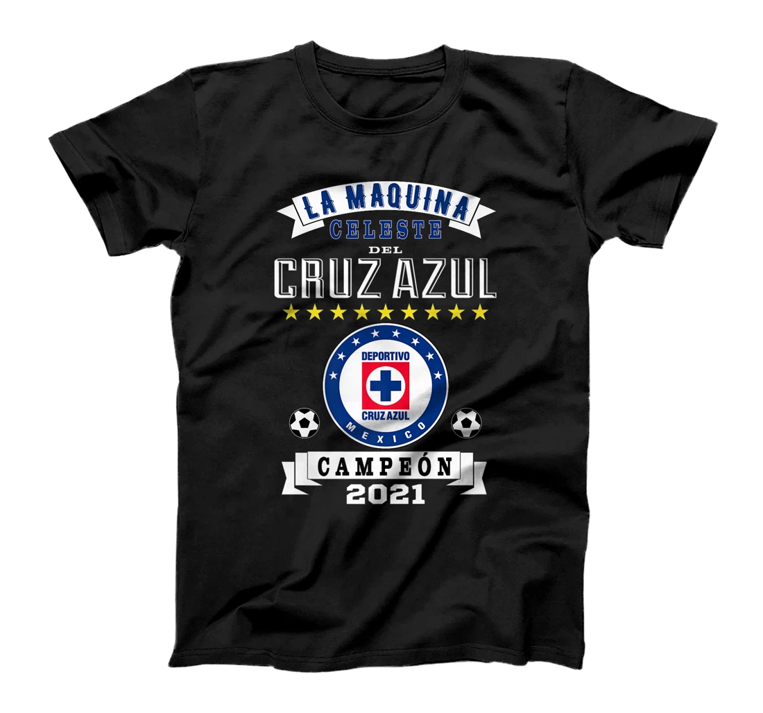 Cruz Azul Campeon 2021 Futbol Mexicano La Maquina Celeste Premium T-Shirt, Kid T-Shirt and Women T-Shirt