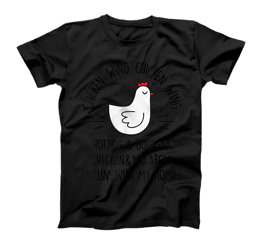 Viral Chicken Wing Chicken Wing Hot Dog Bologna Song Lyric T-Shirt, Women T-Shirt