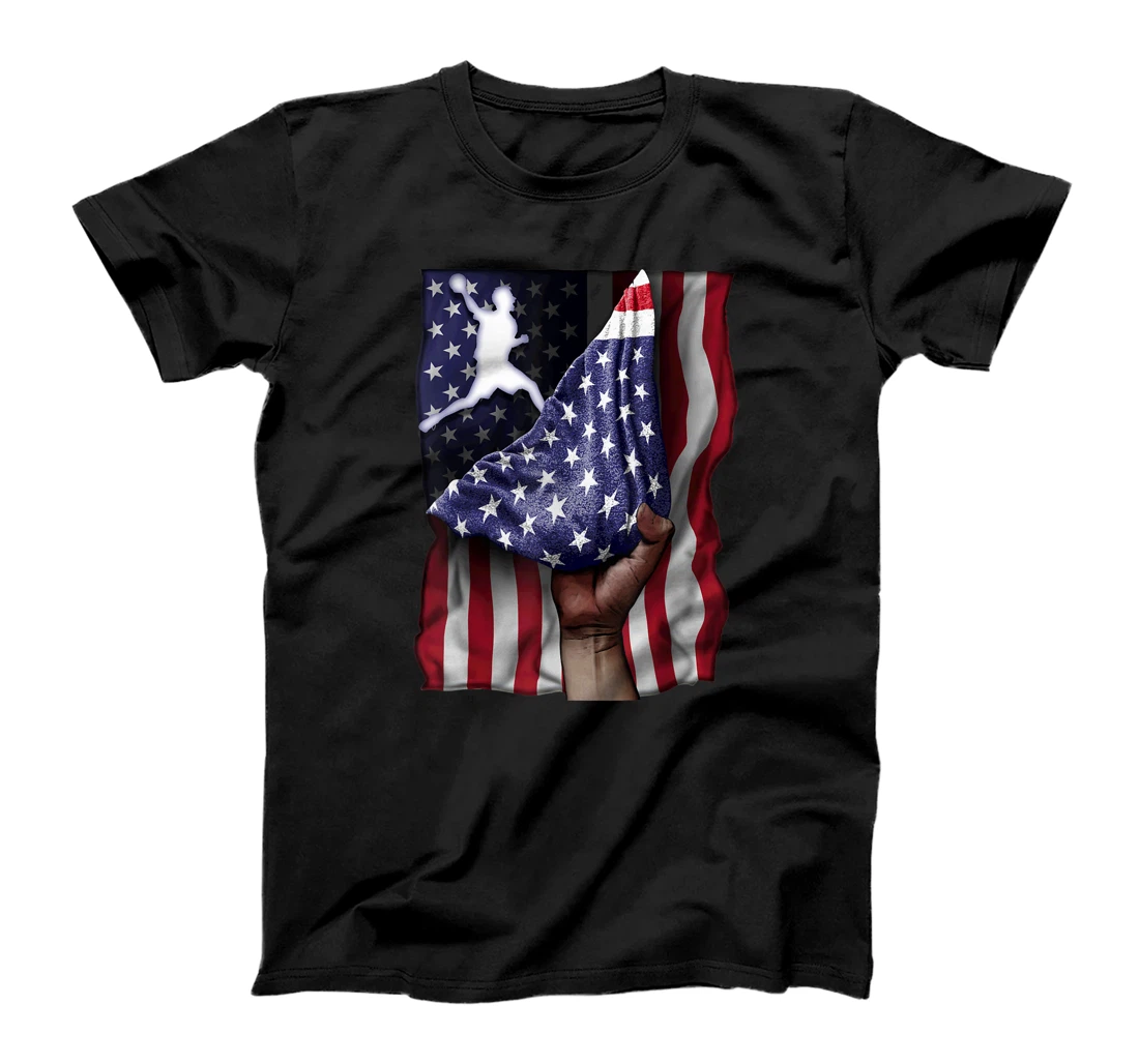 Day Of Independence US Flag Dodgeball T-Shirt, Kid T-Shirt and Women T-Shirt