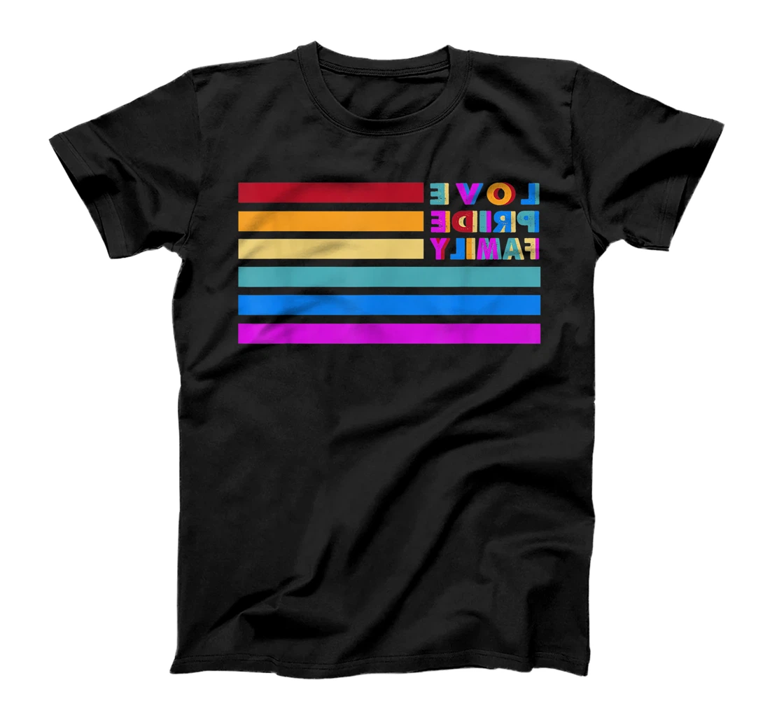 Love pride family US flag LGBT shirt T-Shirt, Women T-Shirt