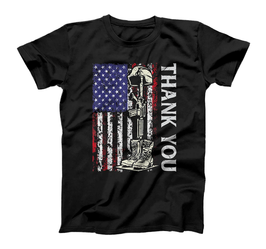 Thank You Patriotic Shirts Memorial Day 4th Of July US Flag T-Shirt, Kid T-Shirt and Women T-Shirt