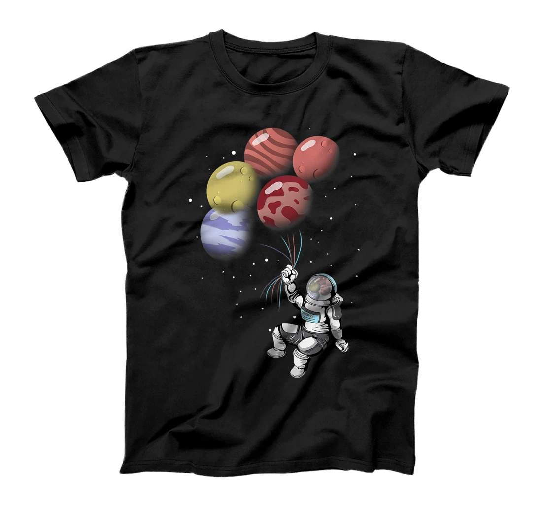 Astronaut planet balloons spaceman space T-Shirt, Kid T-Shirt and Women T-Shirt