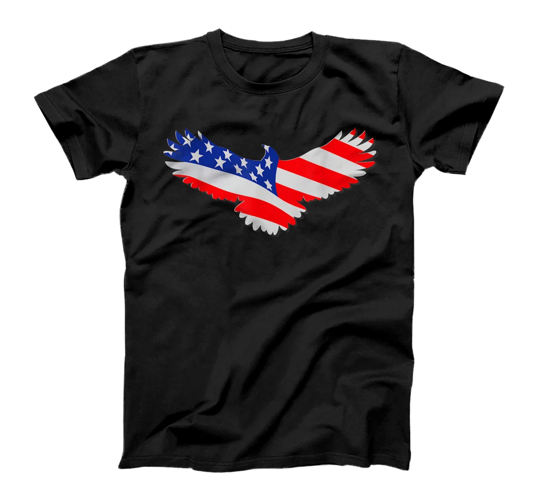 USA Eagle Flag Independence Day July 4th T-Shirt, Women T-Shirt