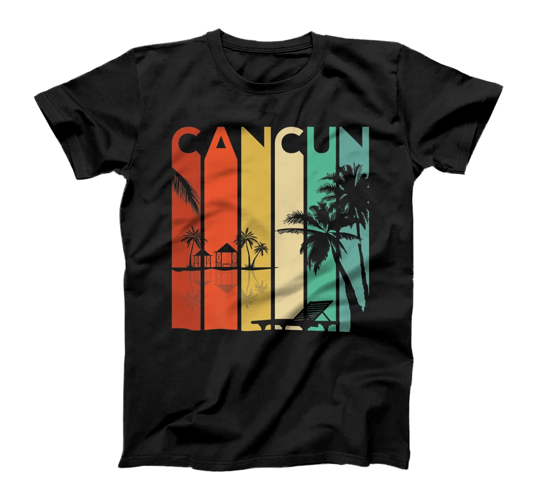 Personalized Cancun Mexico Retro Mexican Resort Vacation Summer Trip 2021 T-Shirt, Kid T-Shirt and Women T-Shirt