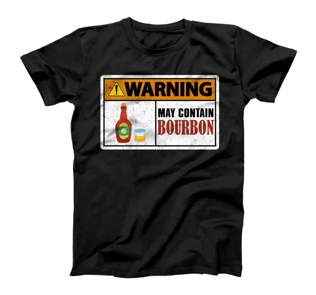 Personalized Warning May Contain Bourbon T-Shirt