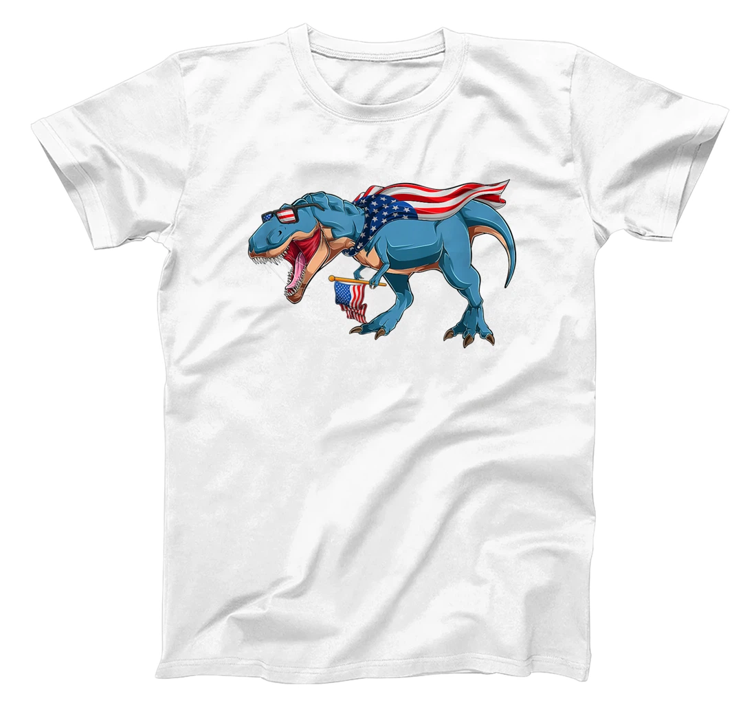 Personalized 4th of July T-Rex | Funny Dinosaur | Independence Day T-Shirt, Kid T-Shirt and Women T-Shirt