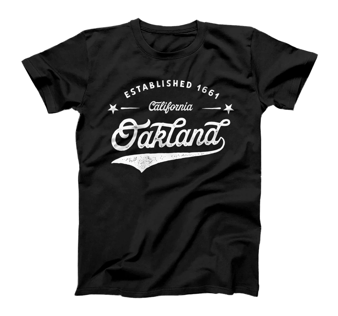 Personalized Womens Casual Classic Retro Oakland California 1661 USA Souvenir T-Shirt, Kid T-Shirt and Women T-Shirt