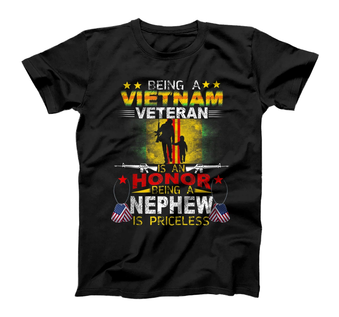 Proud Nephew Vietnam Veteran Vintage Shirt Militaty Men's T-Shirt, Women T-Shirt