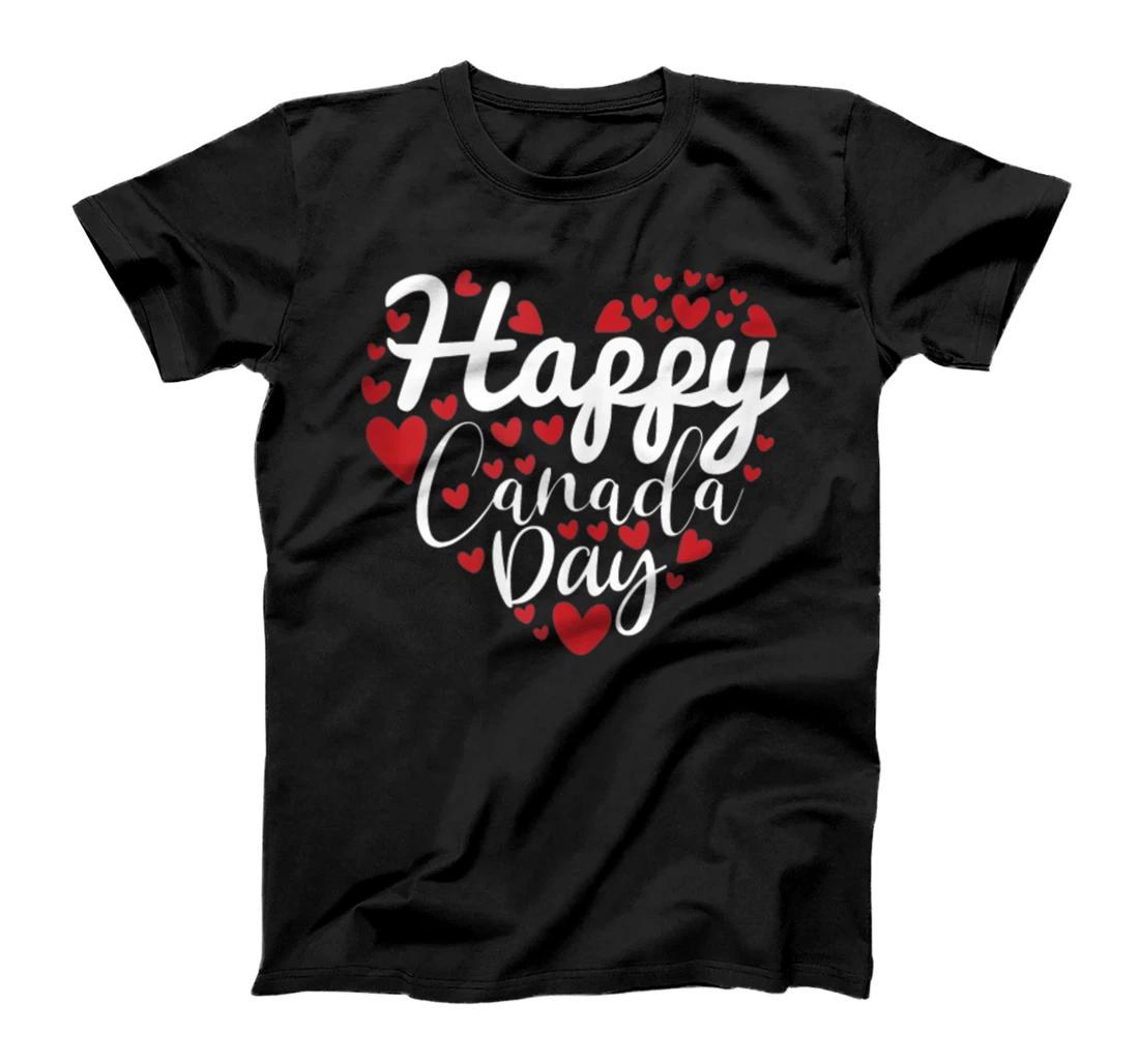 I Love Canada Happy Canada Day T-Shirt, Women T-Shirt