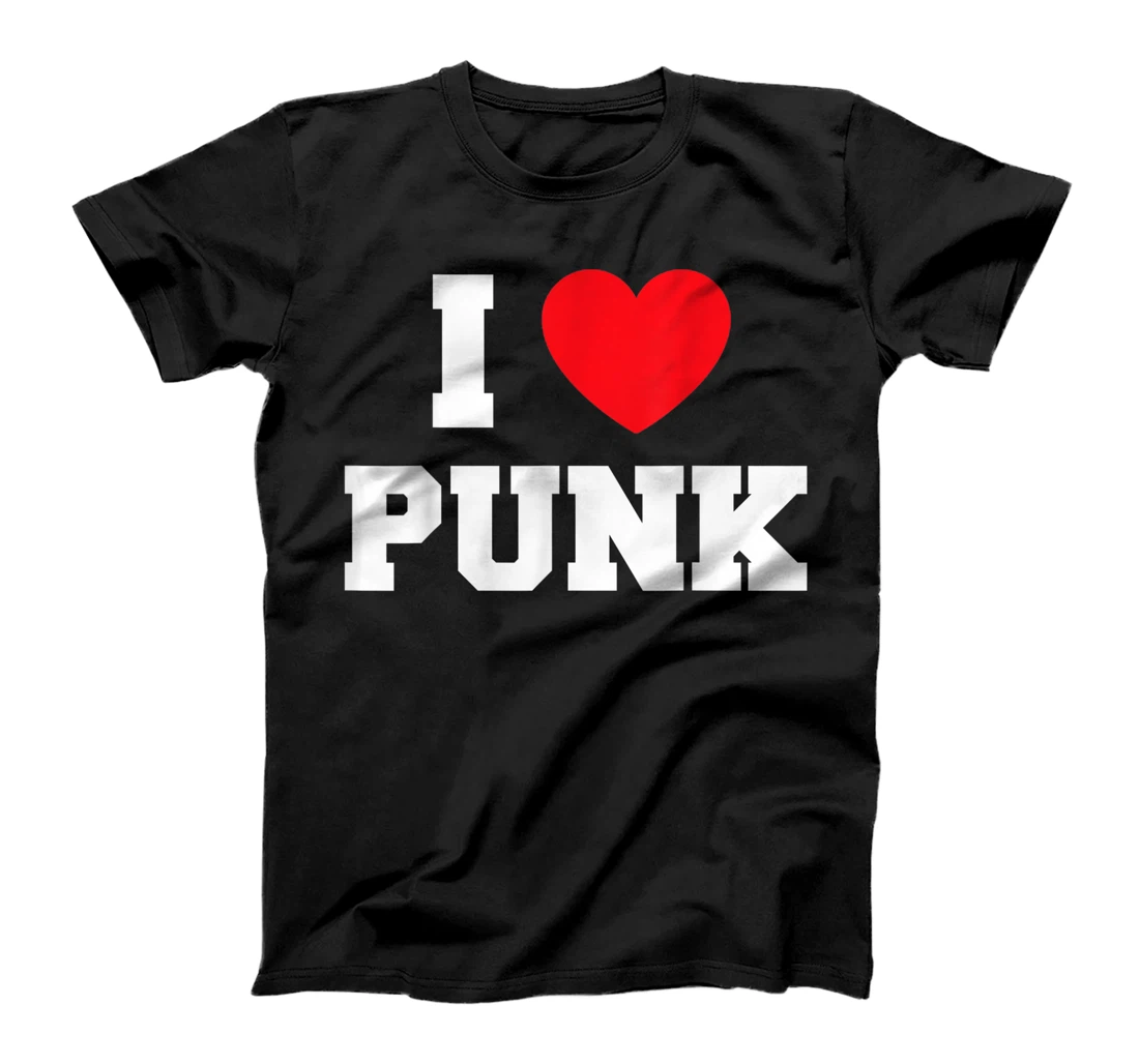 Personalized I Love Punk T-Shirt, Kid T-Shirt and Women T-Shirt