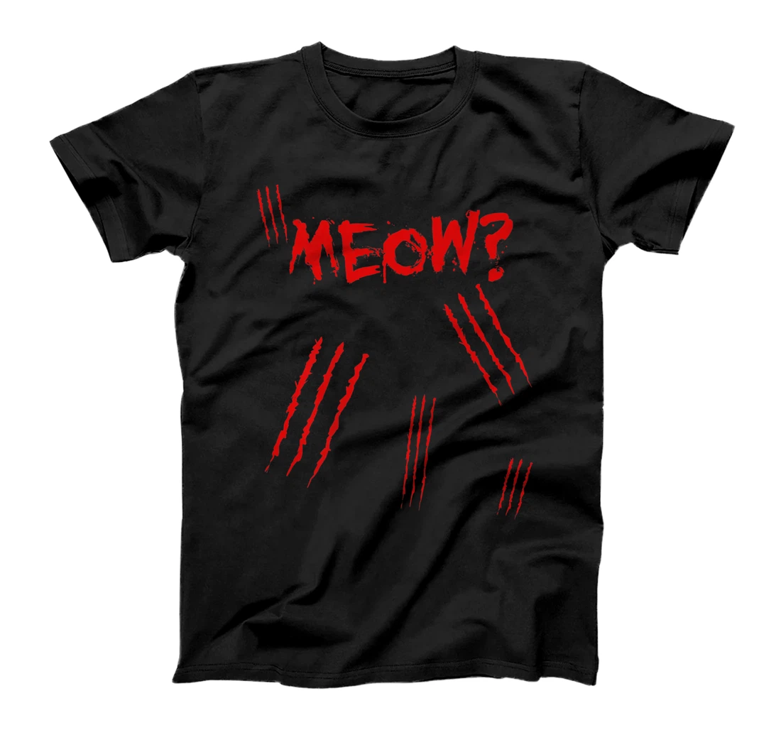 Womens Awesome Meow? Cat Scratches T-Shirt, Kid T-Shirt and Women T-Shirt