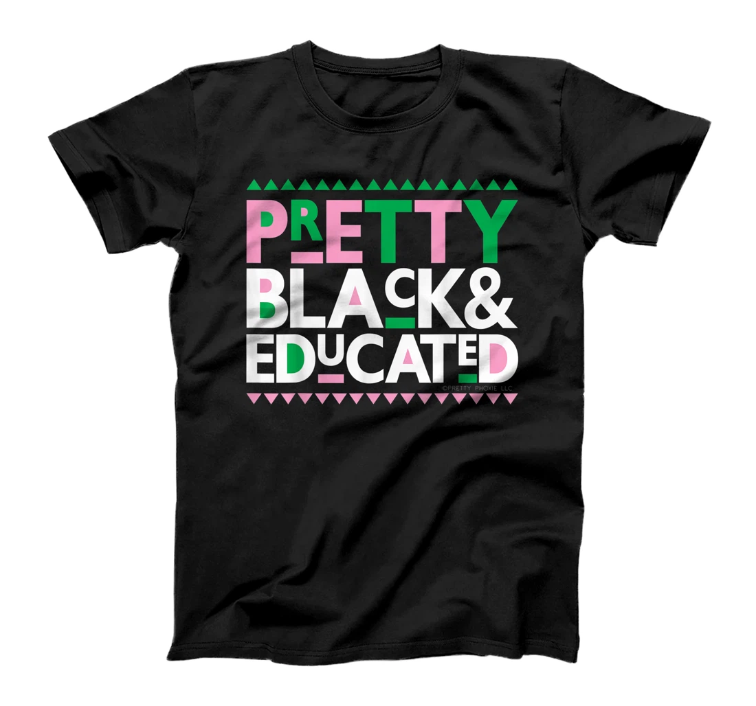 Pretty Black and Educated T-Shirt, Women T-Shirt