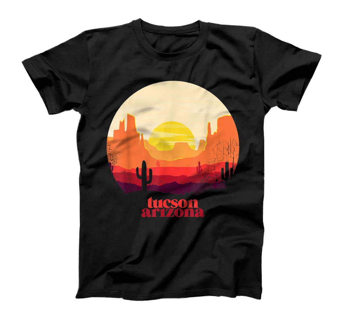 Tucson Arizona Desert Illustration Vintage Souvenir T-Shirt, Kid T-Shirt and Women T-Shirt