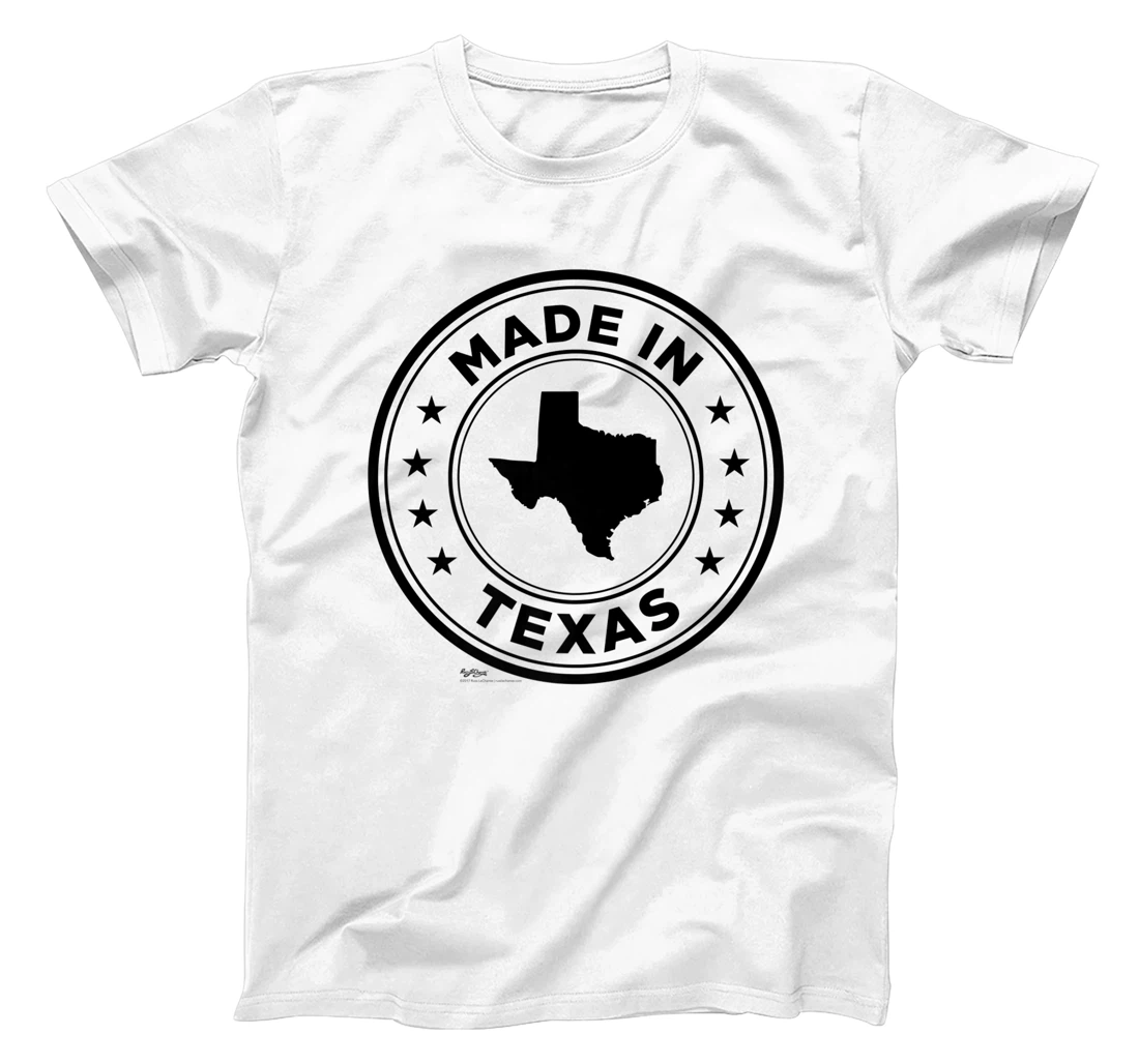 Made In Texas State Word Design T-Shirt, Women T-Shirt