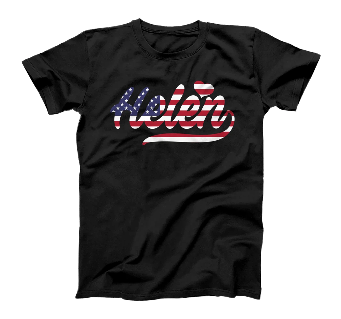 Helen Name American Flag T-Shirt