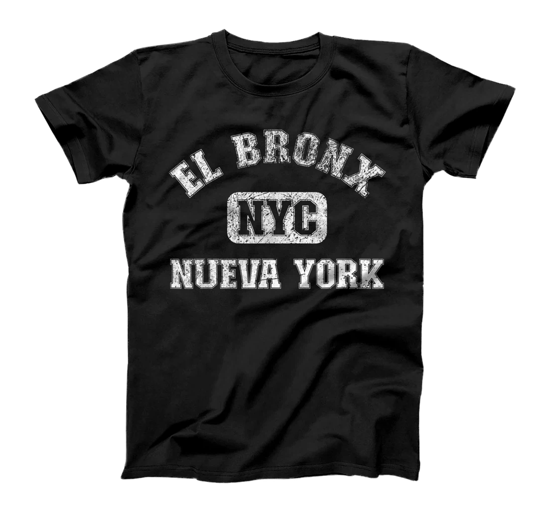 El Bronx Nueva York NYC Gym Style Distressed T-Shirt, Kid T-Shirt and Women T-Shirt